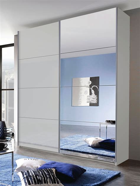 Buy Rauch Grey Courtney Glass and Mirror Sliding Semi 1.8m Sliding