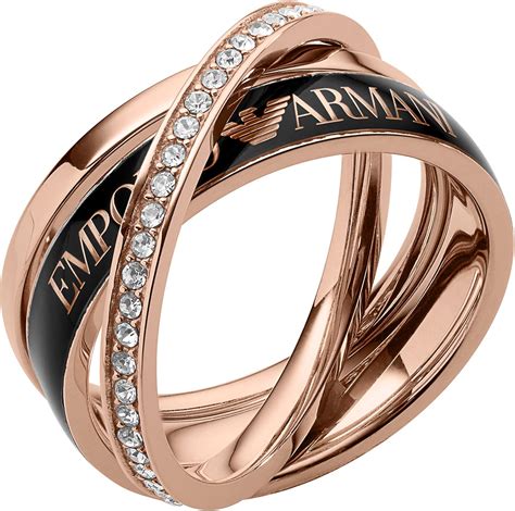 Emporio Armani Women's Ring EGS2425221: Amazon.co.uk: Jewellery