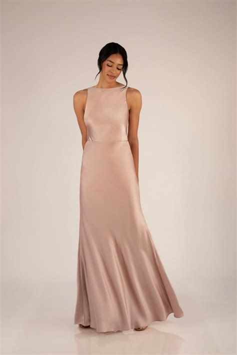charmeuse bridesmaid dresses honey fawn boutique bridal formal