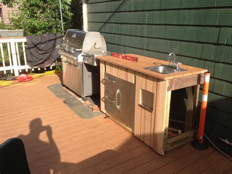 Outdoor Grill Storage Cabinet