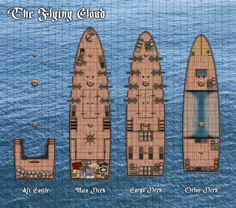 49 Ships - Grid ideas | ship map, dungeon maps, fantasy map