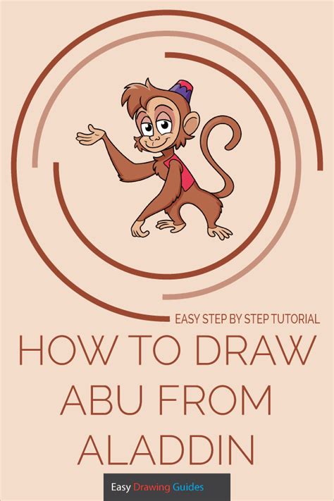 draw abu  aladdin  easy drawing tutorial