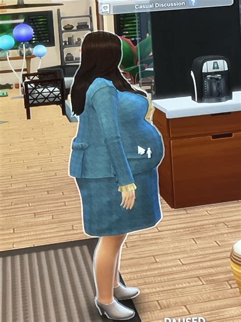 Please , my sim looks absolutely enormous pregnant. Is it twins ? : r/Sims4