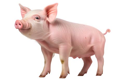 pink pig isolated on transparent background ,side view cute pig png ...
