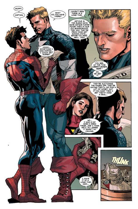 spider man  gay captain america comic