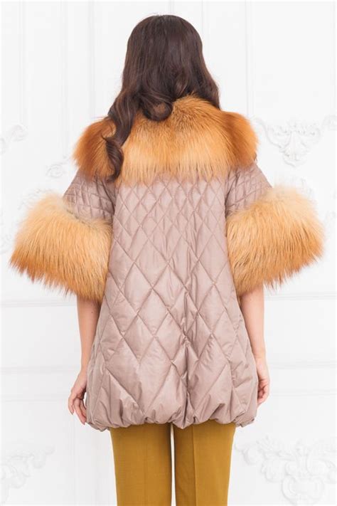 Полупальто с укороченными рукавами и лисой | Coat, Fashion, Winter coat