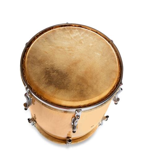 Premium Photo | Old drum isolated on white