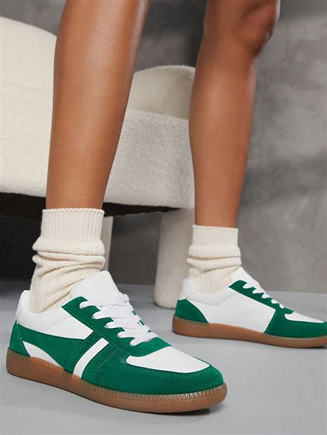 SHUZIA Women's Bestseller Retro Classic Sneakers In White & Vibrant ...