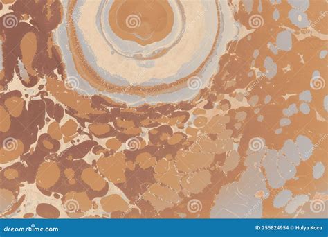 Abstract Ebru Marbling Texture Background Design Stock Photo - Image of ...