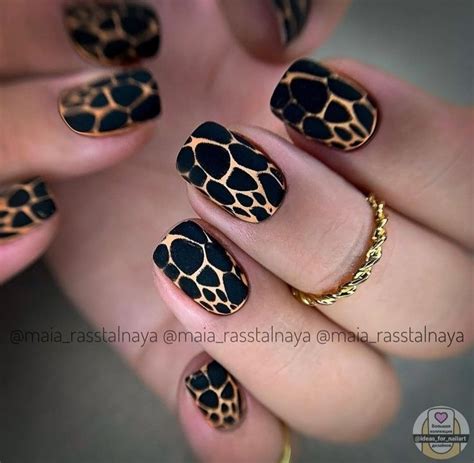 Животный принт маникюр | Art deco nails, Nail art, Stylish nails art