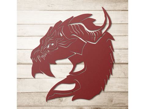 Dragon Head Metal Wall Art Dragon Wall Art Dragon Metal Art - Etsy