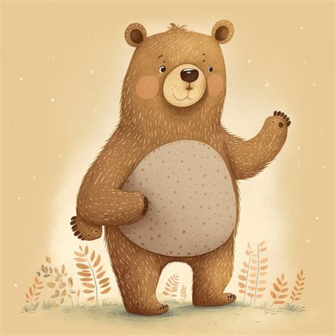 Foto De Um Urso De Desenho