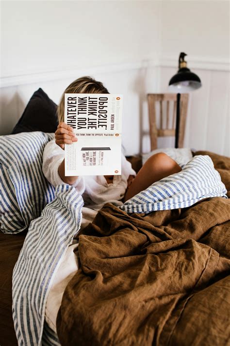 Coffee and book on comfortable bed · Free Stock Photo