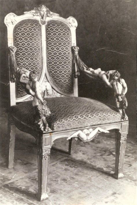 Two Rare Photographs of the X-Rated Furniture of Catherine the Great