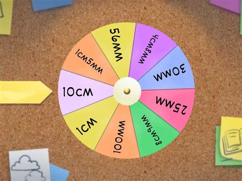 Переведи в мм, або в см і мм - Random wheel