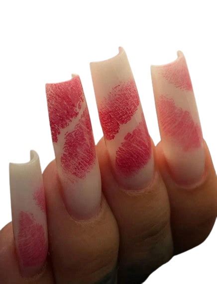 Paznokcie PRESS ON NAILS TIPSY 24 długie kwadraty USTA 15147676213 ...