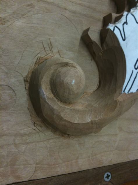 Carving Class Spring 2010: Acanthus Leaf Photos of Project