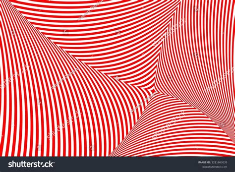 Vector Background Red White Optical Illusion Stock Vector (Royalty Free) 2211663035 | Shutterstock