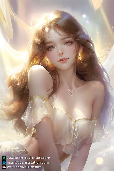 ArtStation - (11) Goddess of The Light