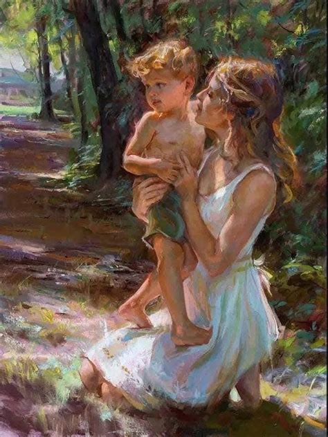mama  son art mother  son paintings mom  daughter painting