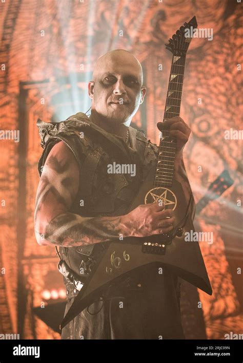 Galder of Dimmu Borgir performing live Stock Photo - Alamy