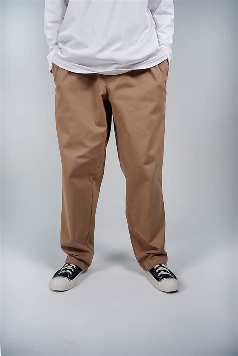 Купить широкие мужские штаны Large Pants песочного цвета.