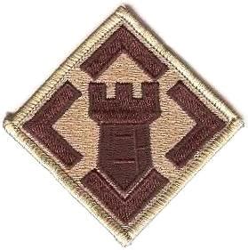 worldmilitary  engineer brigade patch  army