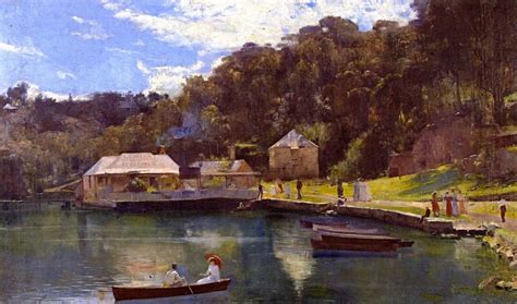 tom roberts mosmans bay australian painting australian painters