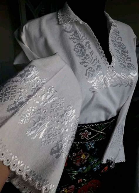 Beautiful Vintage Embroidered Shirt from Storozhynetsky District