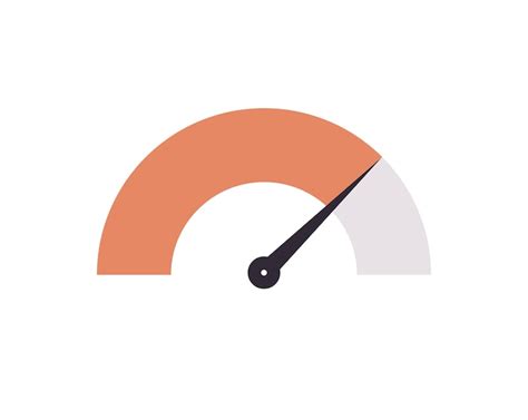 Premium Vector | Speedometer symbol and tachometer, performance ...