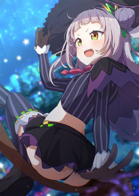 Cheeky Peek At Shion Riding Broom : r/Hololewd