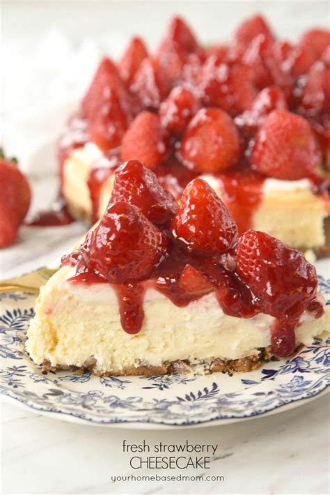 fresh strawberry cheesecake recipe  leigh anne wilkes