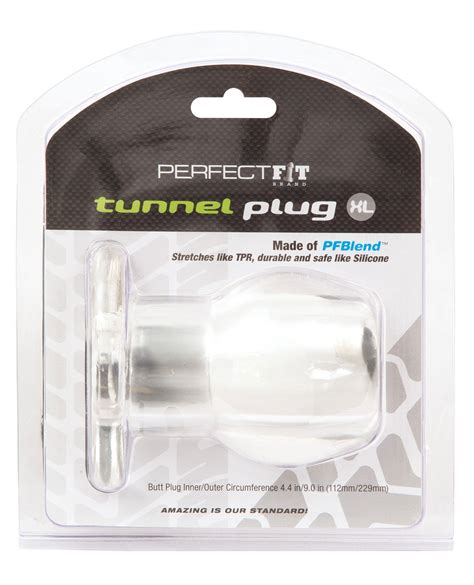 Perfect Fit XLarge Tunnel Plug - Clear by Perfect fit brand | Cupid's ...