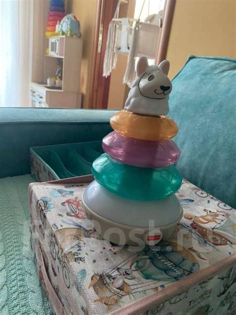 Пирамидка Лама Fisher - price, б/у, в наличии. Цена: 800₽ во Владивостоке