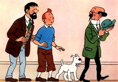 tintin milou haddock  tournesol wire fox terrier fox terriers