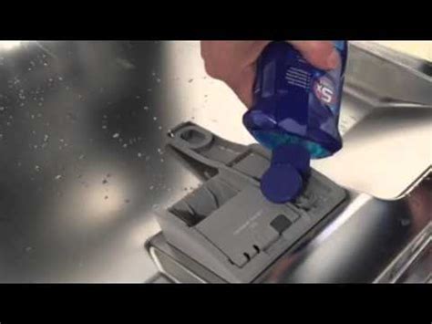 dishwasher rinse aid compartment youtube