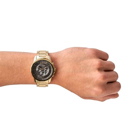 armani exchange banks  goldblack watchshop