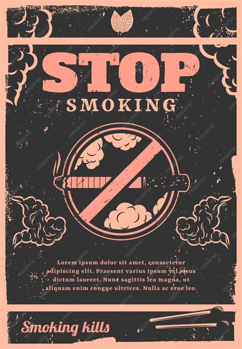 Smoking Is Bad For Your Health Poster