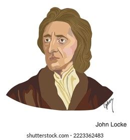 John Locke 17th Century Philosophy Modern Stock Vector (Royalty Free ...