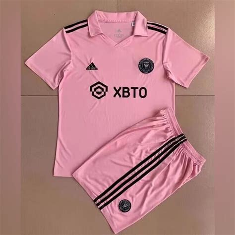 INTER MIAMI 22/23 PINK KIDS KIT MESSI 10 in 2024 | Kids football shirts ...