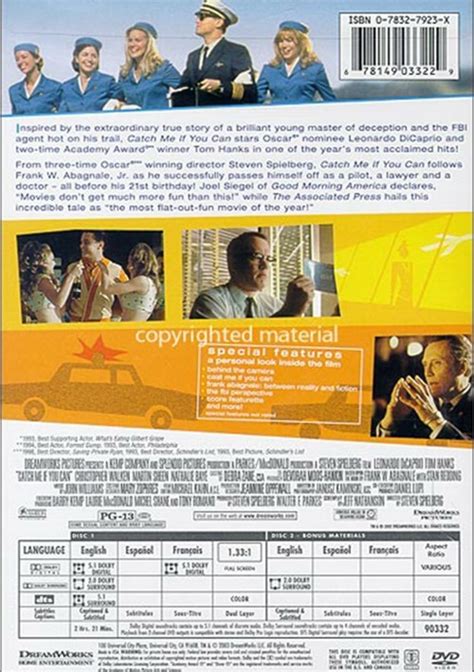 Catch Me If You Can (Fullscreen) (DVD 2002) | DVD Empire