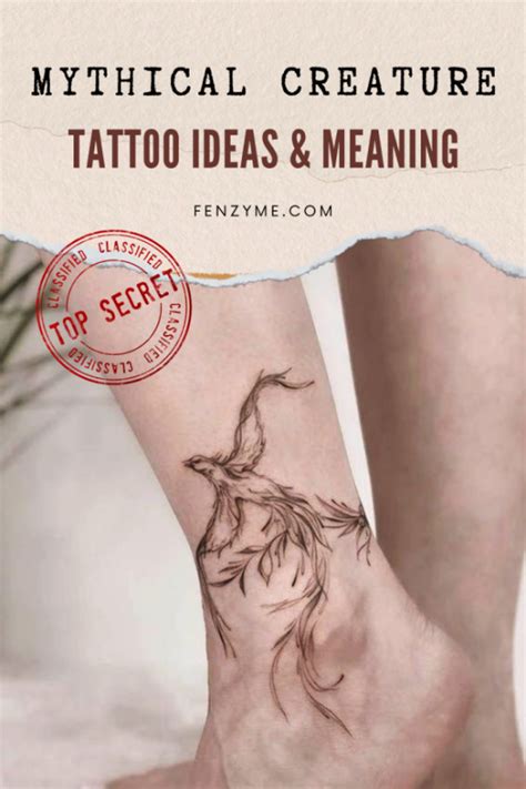 60 Mythical Creature Tattoos Ideas, Meaning - Fashion Enzyme