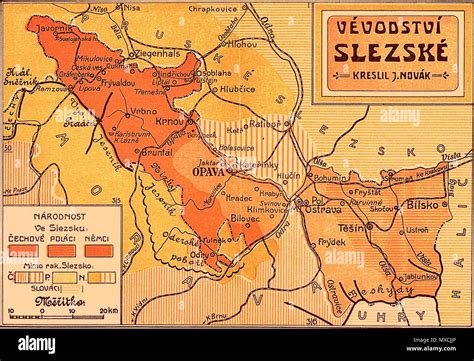 Silesia map hi-res stock photography and images - Alamy