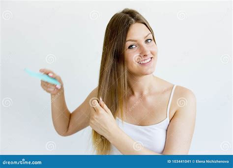 girl  bad hair stock image image  long pretty