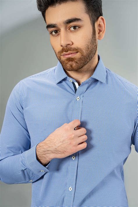 Shop SEMI FORMAL BLUE WHITE For Men Online