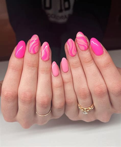 pink nail designs  summer