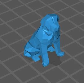 STL file Abstract Dog Statue/Figuren・3D printer model to download・Cults