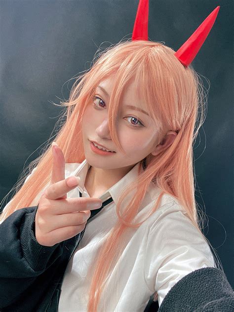 Makima e power chainsaw man cosplay – Artofit