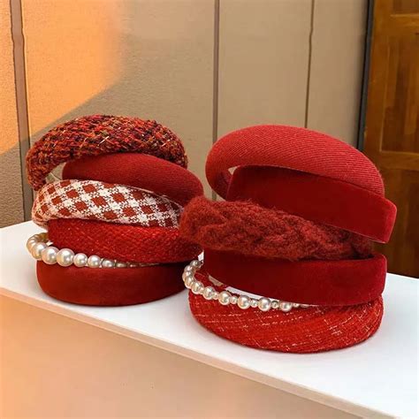 Женская винтажная шерстяная повязка на голову | AliExpress