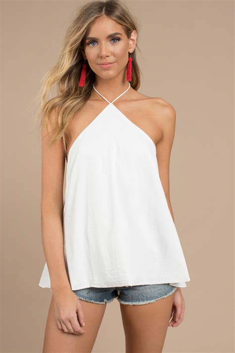 Halter Tops | Sexy Halter Crop Tops, Halter Tank Tops | Tobi